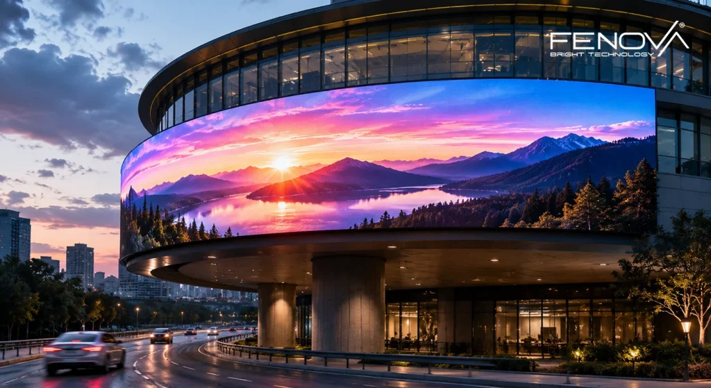 Dis Mekan Flexible Oval – Esnek Led Ekran